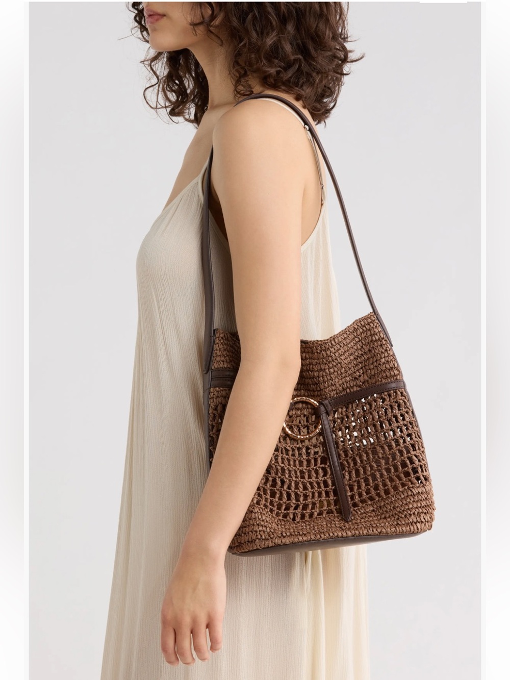 Sam Edelman
Women's Brown Bexy Raffia Bucket
Bag /new